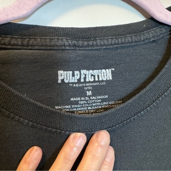 Pulp fiction shirt top up cycle blouse sides raw hem movie - Picture 4 of 7